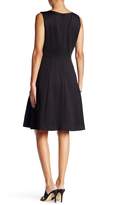 Thumbnail for your product : Ellen Tracy Sleeveless Keyhole Fit & Flare Dress