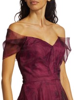 Thumbnail for your product : Rene Ruiz Collection Organza Off-The-Shoulder Gown