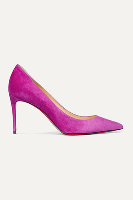 purple christian louboutin