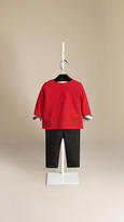Thumbnail for your product : Burberry Long Sleeve Check Cuff T-shirt