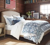 Thumbnail for your product : Pottery Barn Fillmore Curved Upholstered Tall Bed