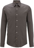 Thumbnail for your product : HUGO BOSS Regular-fit shirt in Italian stretch-cotton satin
