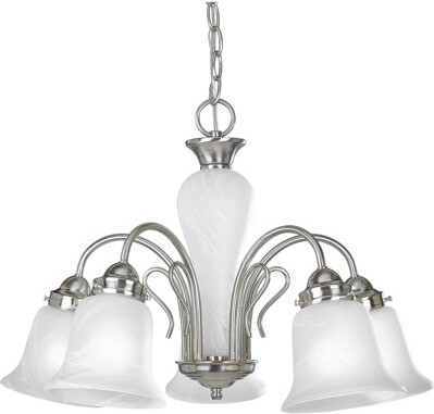Red Barrel Studio Othello 5 - Light Shaded Classic / Traditional Chandelier