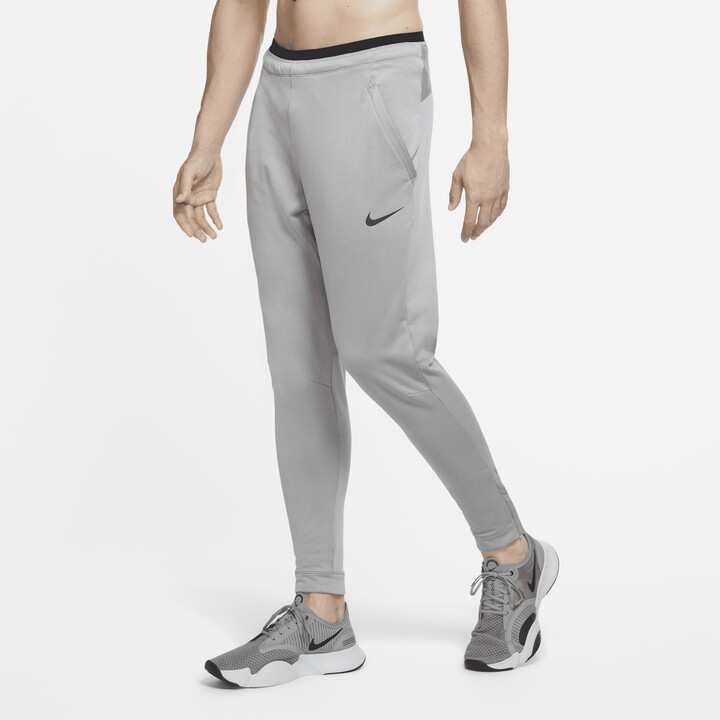 Nike Men's Pro Fleece Pants in Grey - ShopStyle