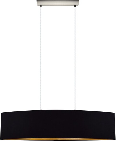 EGLO Maserlo Linear Chandelier Light in Black