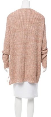 Rachel Zoe Silk Lace-Up Sweater