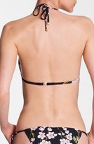 Thumbnail for your product : Dolce & Gabbana Print Triangle Bikini Top
