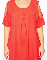 Thumbnail for your product : Alice & You Cold Shoulder Shift Dress