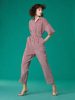 Thumbnail for your product : Diane von Furstenberg Short-Sleeve Pocket Jumpsuit