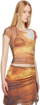 Thumbnail for your product : PRISCAVera Orange Mesh Sunset Baby T-Shirt