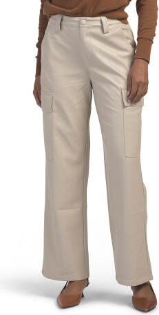 TJMAXX Montio Pants For Women, Polyester/Leather