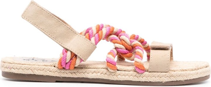 Multicolour Sandals with logo Tory Burch - Vitkac France