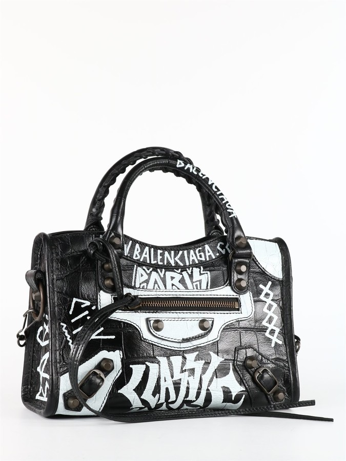 Balenciaga Mini City Graffiti Bag Online Sale, UP TO 66% OFF