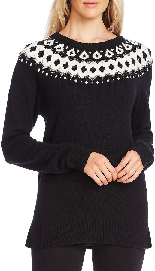 vince camuto ottoman detail sweater dress