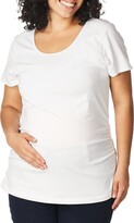 Thumbnail for your product : Three Seasons Maternity Women's Short Sleeve Scoop Side Ruche Tee