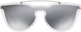 Valentino Glamgloss Mirrored Shield Sunglasses