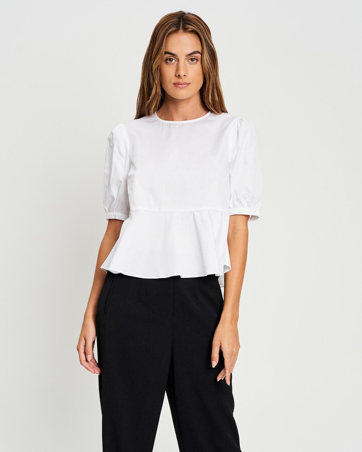 white blouse size 18