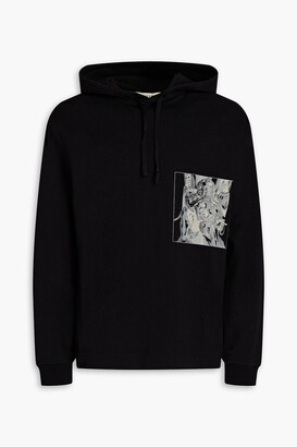 Alyx Printed cotton-jersey hoodie