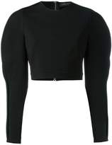 Thumbnail for your product : David Koma slit sleeves blouse