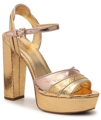 michael kors harper platform sandals