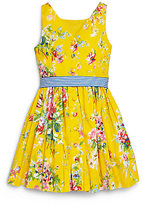 Thumbnail for your product : Ralph Lauren Girl's Floral Sateen Dress