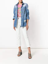 Thumbnail for your product : Moschino distressed denim shirt