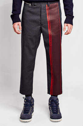 Oamc Printed Pants with Wool