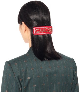Gucci Embellished hair clip