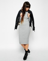 Thumbnail for your product : ASOS PETITE Exclusive Fine Ribbed Jumper Dress