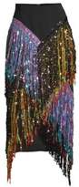 Thumbnail for your product : Romance Was Born Love Potion Fringe Pencil Skirt