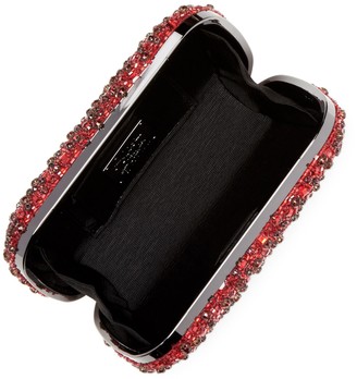 Alice + Olivia Faux Crystals Hard Case Large Clutch