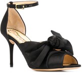 Thumbnail for your product : Charlotte Olympia Bow Front Stiletto Sandals