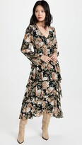 Thumbnail for your product : En Saison Tiered Long Sleeve Maxi Dress