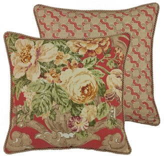 Rose Tree Durham Floral Link Square PIllow