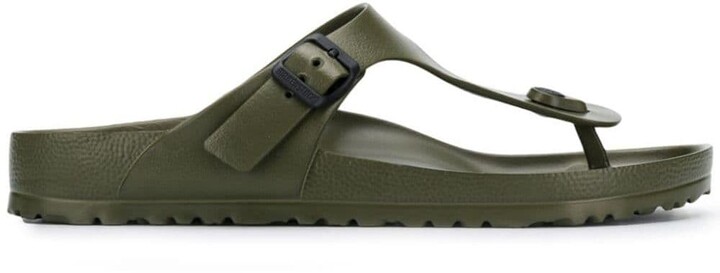 birkenstock rubber flip flops