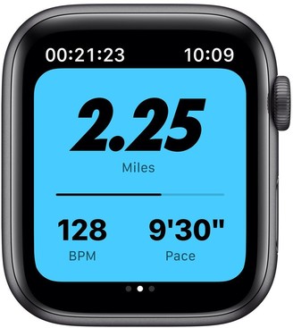 Apple Watch Nike Series 6 (Gps + Cellular), 44Mm Space Grey Aluminium Case With Anthracite/Black Nike Sport Band