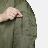 Thumbnail for your product : Nike Women's Sportswear Reversible Varsity Bomber Jacket (Plus Size) in Green