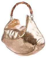Thumbnail for your product : Gucci Python Peggy Hobo
