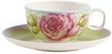 Thumbnail for your product : Villeroy & Boch Rose cottage green tea cup & saucer 2piece set