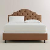 Thumbnail for your product : World Market Micro Suede Sabine Upholstered Bed