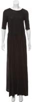 Thumbnail for your product : Raquel Allegra Drawstring Maxi Dress w/ Tags