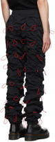 Thumbnail for your product : 99% Is Black and Red Gobchang Lounge Pants