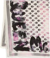 Thumbnail for your product : Alexander McQueen Graffiti wool scarf