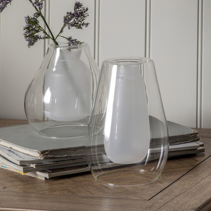 Dunelm Rainham Vase White ShopStyle