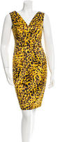 Thumbnail for your product : Gianni Versace Silk Abstract Print Dress