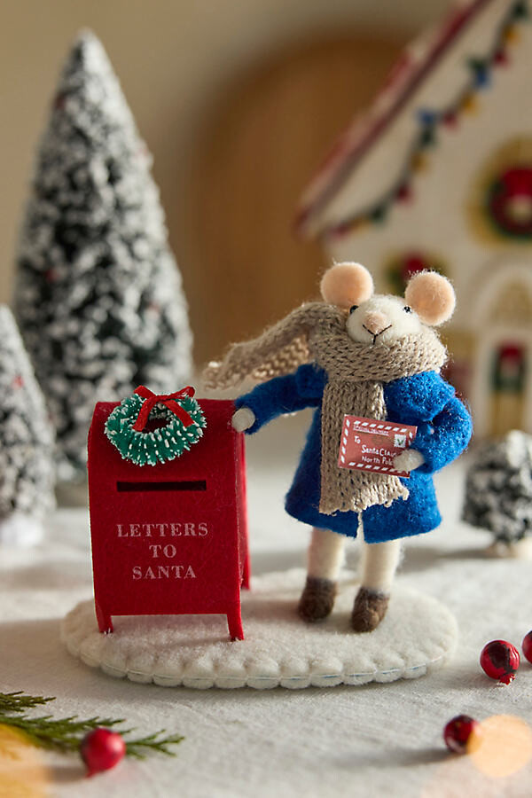 Letters to Santa Felt Critter Scene at Terrain