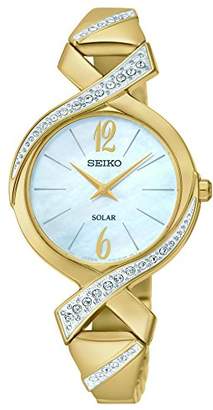 Seiko Women's SUP266 Analog Display Analog Quartz Gold Watch