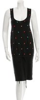 Thumbnail for your product : Cacharel Knit Floral Embellished Dress
