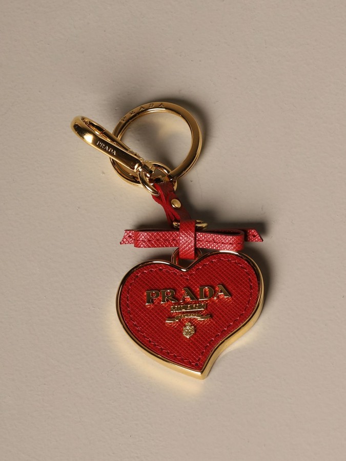 prada heart keychain