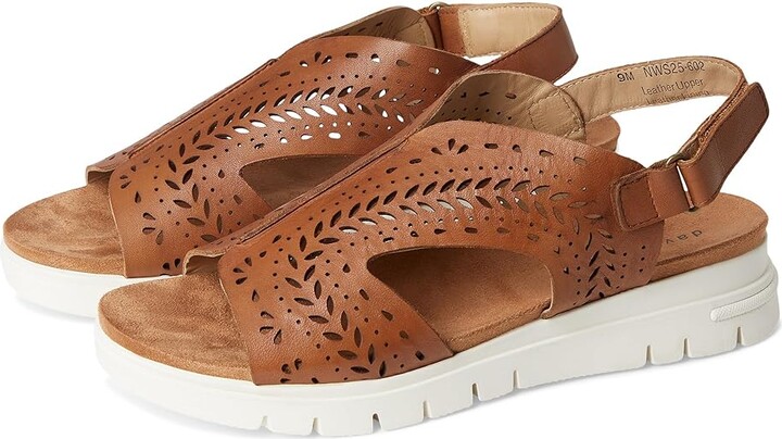 David Tate Moda Women's Sandals Luggage : 11 W (D), Leather